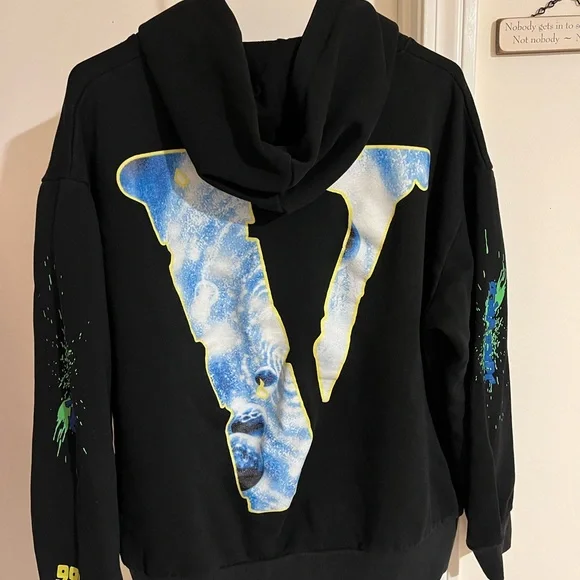 HOT Vlone Cosmic Hoodie Juice Wrld Vlone Sweatshirt Juice Wrld